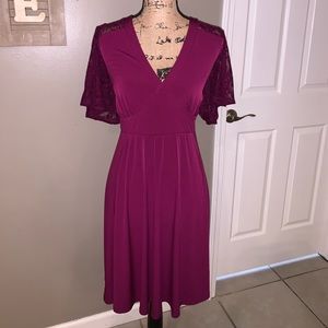 Plum special occasion dress Torrid size 2